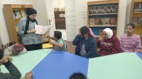 ورش فنية وأنشطة تفاعلية لذوي الهمم بقصر ثقافة الطفل بجاردن سيتي
