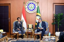 محافظ الدقهلية يلتقي رئيس هيئة قصور الثقافة لمتابعة تطوير قصر ثقافة المنصورة ومسرح أم كلثوم