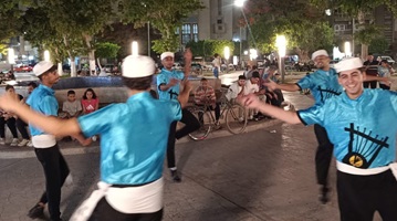 عروض فلكلورية لفرقة الإسماعيلية للفنون الشعبية في 