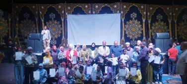 ورش فنية واسكتشات مسرحية وتكريم للموهوبين.. في ثاني أيام القافلة الثقافية بقرية كوم بوها بأسيوط