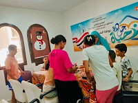 لقاءات توعوية وورش لطلاب المدارس ضمن المشروع الثقافي بمناطق الإسكان البديل