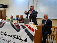 استلهام روح أكتوبر في بناء الإرادة في أولى فعاليات قافلة الثقافة بجامعة دمياط 