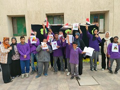 قصر الطفل بجاردن سيتي يحتفي بذكرى انتصارات أكتوبر مع طلاب التربية الفكرية