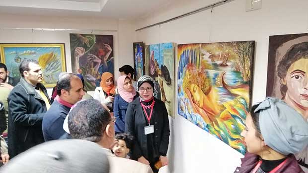 المركز الثقافي بطنطا يحتضن أكثر من 60 فنان تشكيلي في افتتاح صالون الدلتا الثاني للشباب