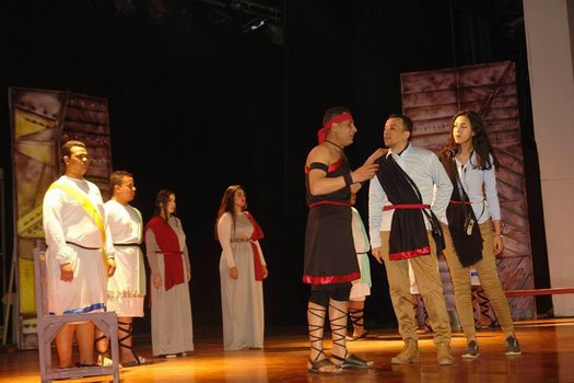 استمرار العرض المسرحى  أنسوا هيروسترات للفرقة القومية المسرحية  بثقافة الإسماعيلية 
