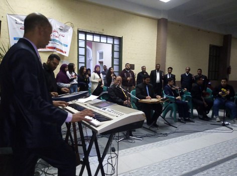 إحتفالات ثقافة المنيا بعيد الموسيقى العربية .