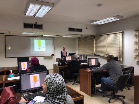 استكمال البرنامج التدريبي دبلومة الجرافيك بقصور الثقافة