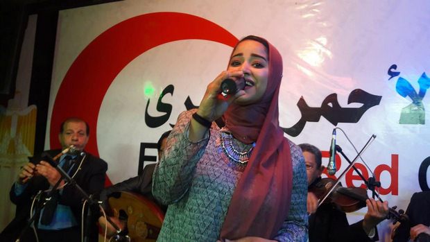 الموسيقى العربية تحيي الحفل الخيري بجمعية الهلال الأحمر ببورسعيد 