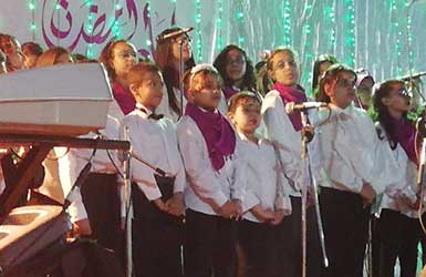 أطفال كورال الأنفوشي يتألقون في رابع ليالي رمضان بالإسكندرية