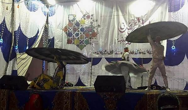 التنورة والفلكلور السكندري في افتتاح ليالي رمضان بالشاطبي