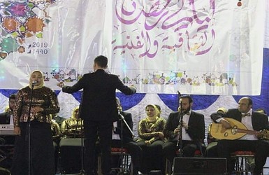 التنورة والفلكلور السكندري في افتتاح ليالي رمضان بسرادق الشاطبي
