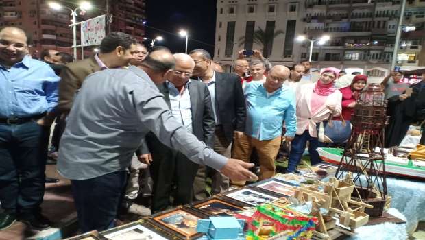 محافظ بورسعيد يفتتح ليالي رمضان الثقافية والفنية