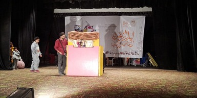 مسرح عرائس في افتتاح ليالي بني سويف الرمضانية 