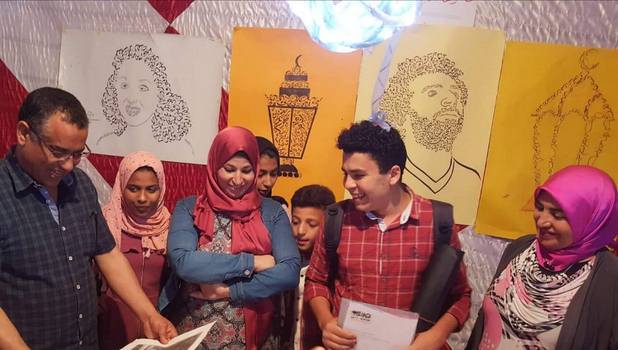معرض فني وتكريم للموهوبين في ختام ليالي رمضان بقصر برج العرب