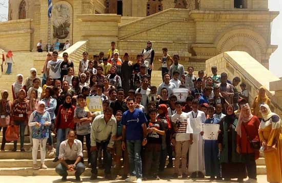 مجمع الأديان يستقبل أطفال جنوب سيناء في ثالث أيام الدمج الثقافي 