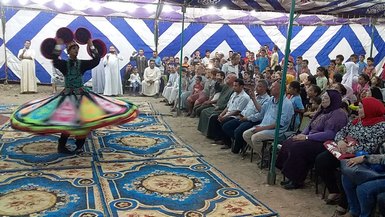 شاهد بالصور.. مولد سيدي عبد الرحيم القناوي ينتقل لهوارة مطاي بالمنيا  