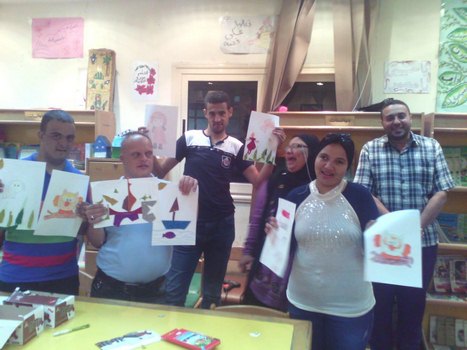 ورشة فنية لذوى الاحتياجات الخاصة بثقافة بورسعيد 