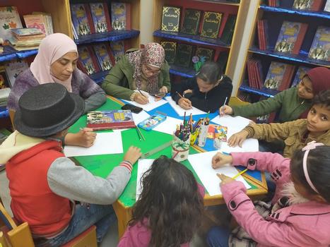 رسم وقراءة وتكنولوجيا بثقافة شرم الشيخ