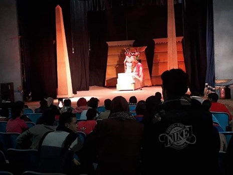 "مذكرات كليوباترا" عرض مسرحى لثقافة المنشأه بسوهاج 