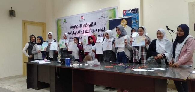 القافلة الثقافية بقرية الصوة تناقش قضايا الفلاح المصرى
