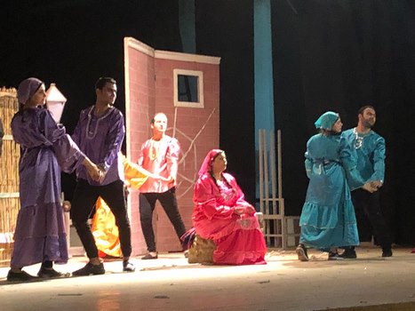 مسرحية "سيدنا العاشق" بمهرجان شرق الدلتا للتجارب النوعية