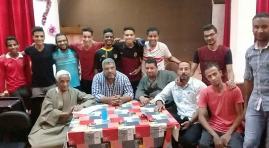 ممثل لكل الأدوار لفرقة قوص المسرحية 