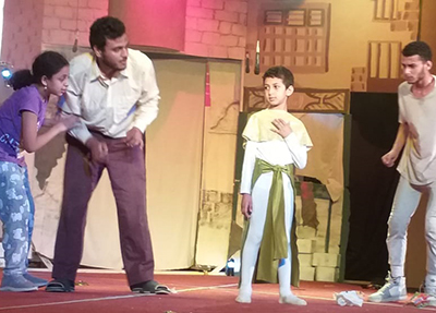 «كنز أدم»   في مسرحية لأطفال كفر الشيخ