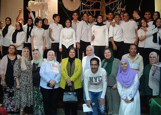 إبليس.. خشبة مسرح مديرية التربية والتعليم بالجيزة