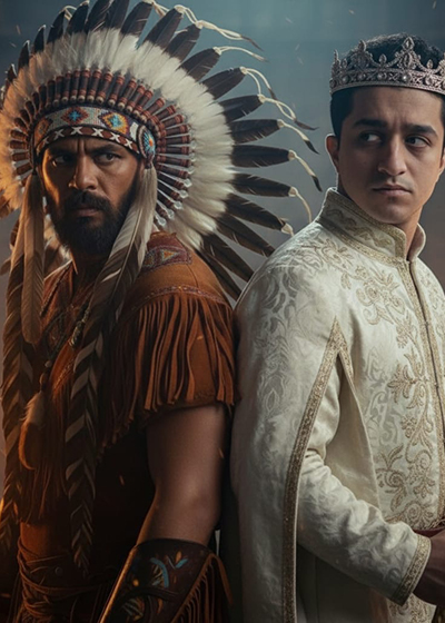 «ظل القمر»..  عرض مسرحى ملحمى يكشف حروب الإنسان