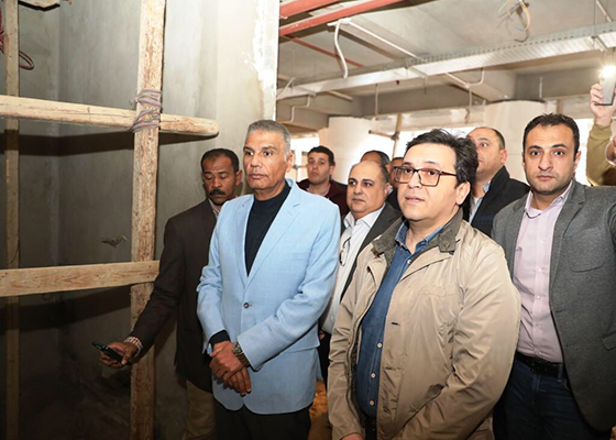 وزير الثقافة يتفقد مشروع تطوير قصر ثقافة أسوان